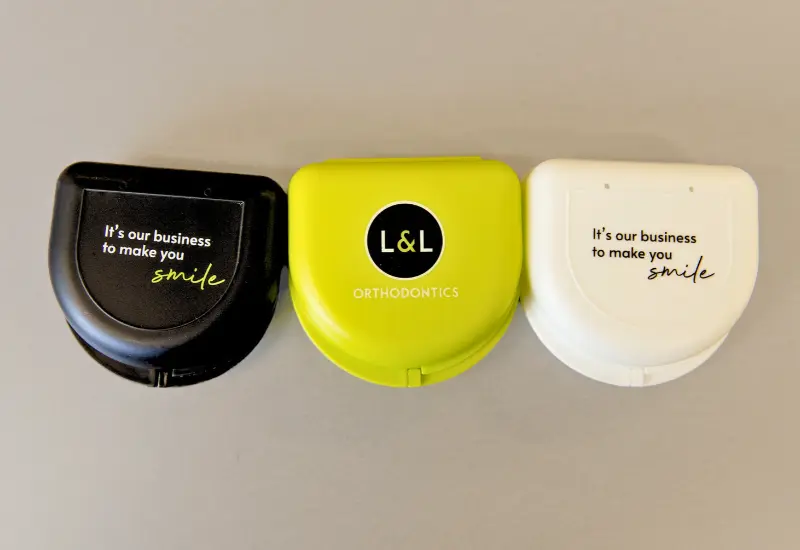 Retainer cases from L&L Orthodontics
